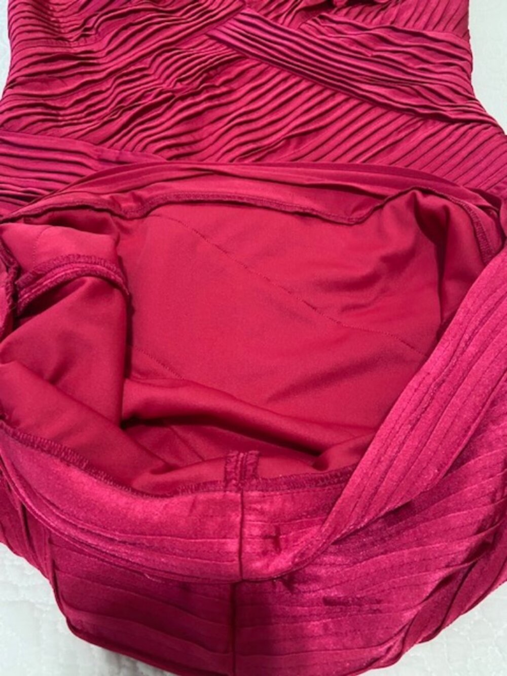 Tadashi Shoji | Pink Fuschia Bandage Bodycon Dress Size S - Picture 6 of 13